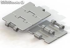 Corrente plataforma metálica reta - Série 815 - dobradiça simples