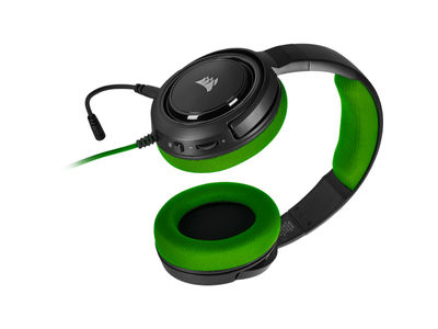 Corsair Headset HS35 stereo Gaming Headset Green ca-9011197-eu
