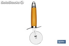 Cortapizza Modelo Sena | Fabricada en Acero Inox. con Mango ABS | Color Naranja