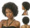 Cortas pelucas sintéticas peluca corta enroscada rizada para afro peluca barata - 1
