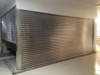cortina de acero inoxidable portón enrollable puerta enrollable - Foto 3