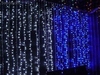Cortinas de Luces LED Azul y Blancas. (uso Exterior e Interior)