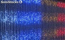 Cortinas led de navidad color multicolor para interior o exterior (envio gratis)