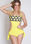 Costume intero donna - ischia one piece, yellow bubble &amp;amp; yellow - Foto 2
