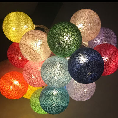 Cotton ball LED string light Christmas Lighting