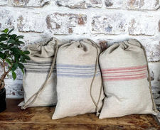 Cotton Drawstring Bag, Cotton Tea Bag, Cotton Flour Bag. Custom Logo Printed Bag
