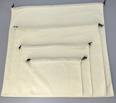 Cotton Drawstring Bag, Cotton Tea Bag, Cotton Flour Bag. Custom Logo Printed Bag - Foto 4