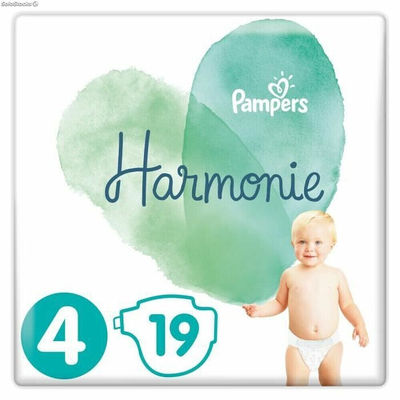 Couches jetables Pampers Harmonie T4 (19 uds)