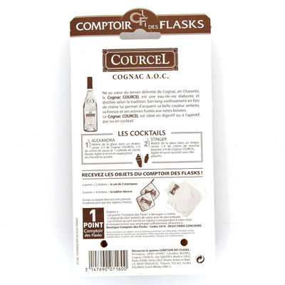 Courcel Cognac fine 40% La flasque 20cl - Photo 2