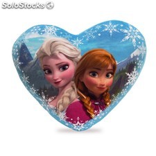 Coussin Forme Coeur la reine des neiges