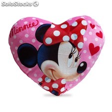 Coussin Forme Coeur minnie