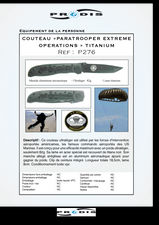 Couteau Paratrooper lame crantée