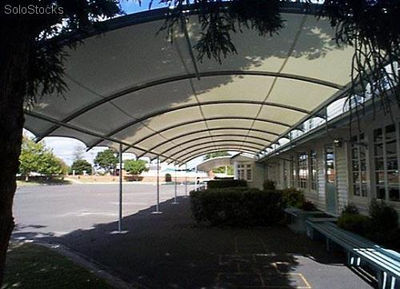 Couverture de stade de foot, préau pour école, allée couverte ... - Photo 3