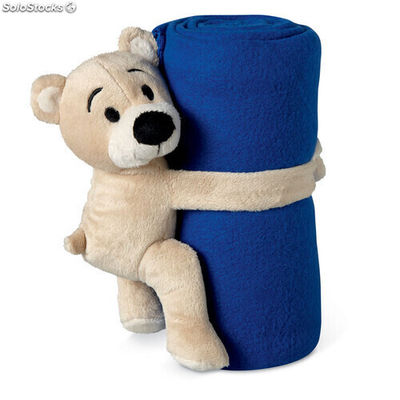Couverture polaire avec ours bleu MIMO8252-04