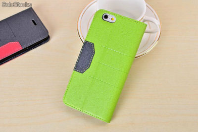 Cover Custodia Orizzontale Young Vera Pelle 4,7&amp;quot; for Apple Iphone 6 - Foto 2