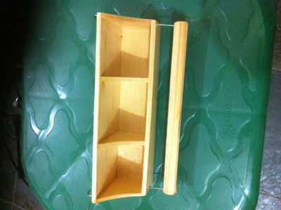 Coxinho p\ gaiola em madeira caixeta, 160, 135 e 90mm - espelho p\gaiola - Foto 3