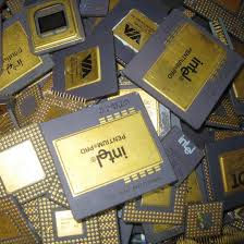 Cpu ceramic processor scrap (486 &amp; 386 cpu scrap)