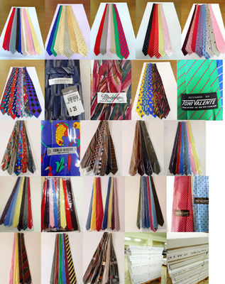 Cravates en stock fabriquées en Italie
