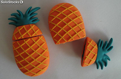 Créative ananas flash drive USB2.0 4G carte mémoire clé usb fruit cadeau en gros - Photo 3