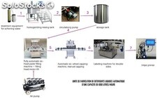 Créez une unité de fabrication de détergents liquides automatique de 1000 L/H