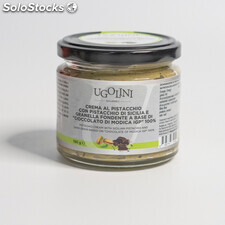 Crema al pistacchio con granella di cioccolato fondente 190 gr