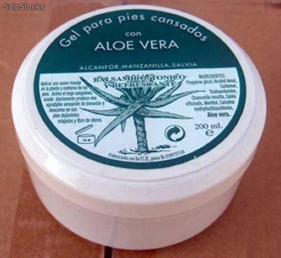 Crema Aloe Vera para pies cansados