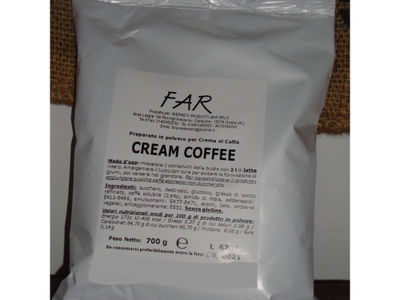 crema caffè in busta da 700 grammi SENZA GLUTINE Diluizione con latte