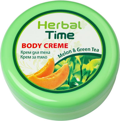Crema Corporal con Melón y Té Verde (250 ml) - Herbal Time (Lote de 18 uds)
