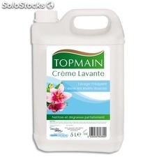 Crème lavante liquide topmain - crème lavante liquide topmain parfum floral 5l