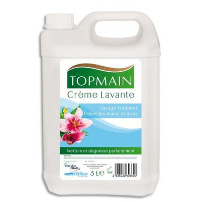 Crème lavante liquide topmain - crème lavante liquide topmain parfum floral 5l