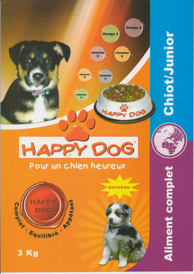 Croquettes happy dog Junior 3 Kg