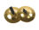 Crotalo amaya de cobre con agarre de tela set de 2 unidades diametro 6 cm - 1