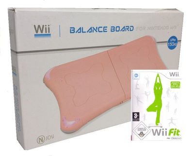Crown Balance Board Pink With Wii fit Bundle (Wii)