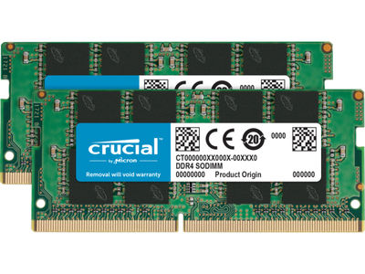 Crucial 32 GB DDR4-ram so-dimm PC3200 CL22 2x16GB Kit - CT2K16G4SFRA32A