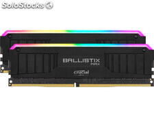 Crucial Ballistix Max rgb 16GB Black DDR4-4000 CL18 Dual BLM2K8G40C18U4BL