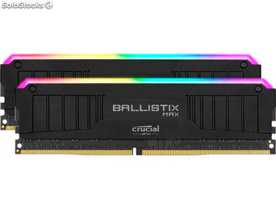 Crucial Ballistix Max rgb 16GB Black DDR4-4000 CL18 Dual BLM2K8G40C18U4BL