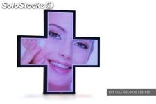 Cruz farmacia Full Color P10 100x100 doble cara