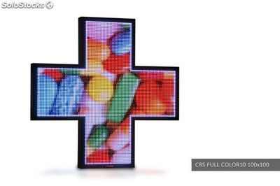 Cruz farmacia Full Color P10 100x100 doble cara - Foto 2