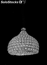 Crystal bead pendant light for dinning room