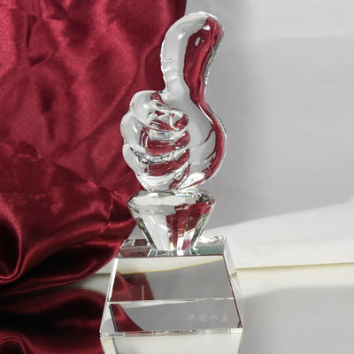 Crystal trofeo cristal personalizado