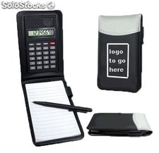 Cuaderno con calculadora