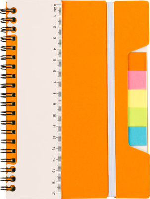 Cuaderno de espiral con regla y notas adhesivas - Foto 4