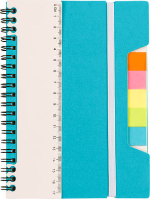 Cuaderno de espiral con regla y notas adhesivas - Foto 5