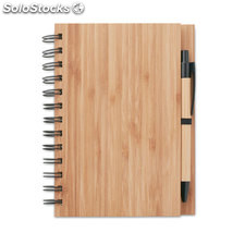 Cuaderno de notas de bambú MO9435-40