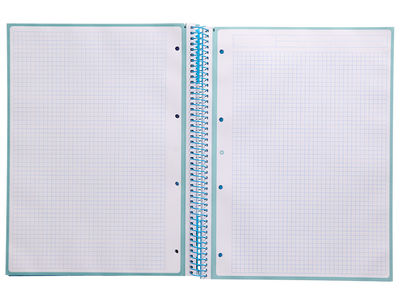 Cuaderno espiral liderpapel a4 micro antartik tapa forrada 80h 90 gr cuadro 5mm - Foto 4