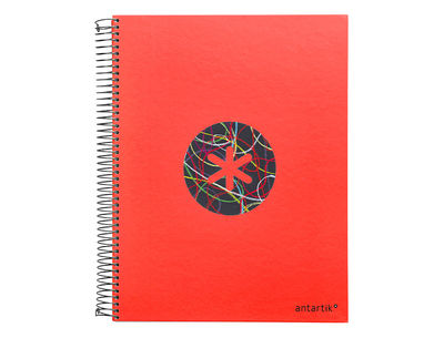 Cuaderno espiral liderpapel a4 micro antartik tapa forrada120h 100 gr cuadro 5 - Foto 2