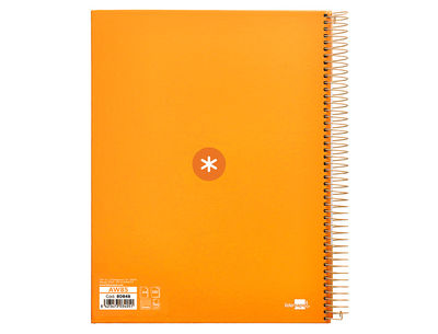 Cuaderno espiral liderpapel a4 micro antartik tapa forrada120h 100 gr cuadro 5mm - Foto 3