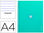 Cuaderno espiral liderpapel a4 micro antartik tapa forrada80h 90 gr horizontal 1 - 1