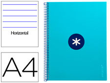 Cuaderno espiral liderpapel a4 micro antartik tapa forrada80h 90 gr horizontal 1