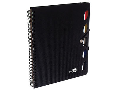 Cuaderno espiral liderpapel a4 micro executive tapa plastico 100h 80 gr cuadro - Foto 3